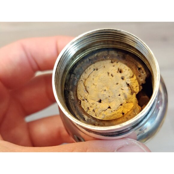 Large 1890 Victorian large silver topped perfume bottle, fancy cologne bottle - Picture 10 of 10